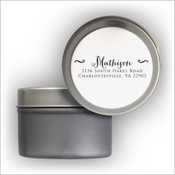 Farmhouse Labels Labels Tin