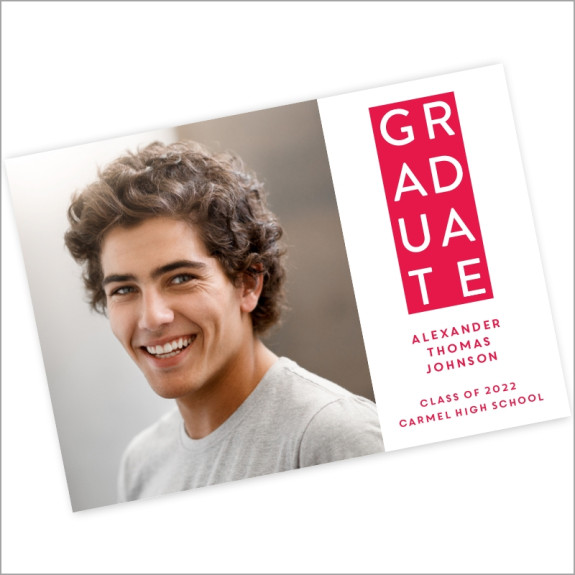 Graduate Banner Photo Card