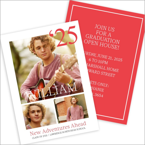 Class of ... Photo Card Invitation