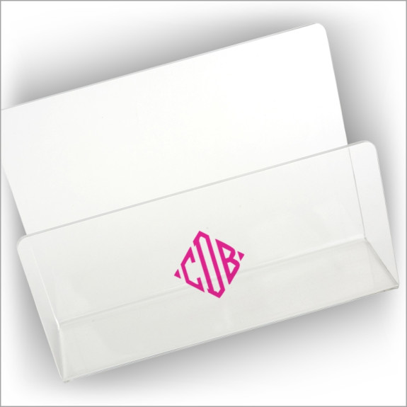 Printed Acrylic Holder w/ Monogram