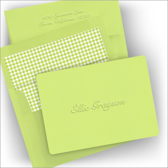 Pick Your Own Process - Embossed Note