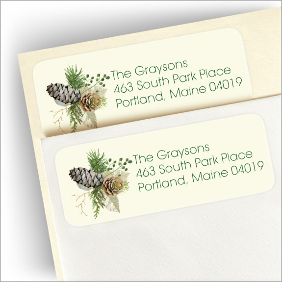 Pinecone Return Address Labels