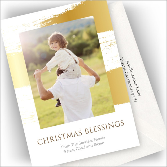 Dry Strokes Holiday Photocard