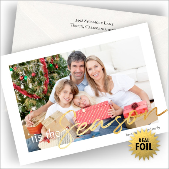 Framed Season Holiday Photocard