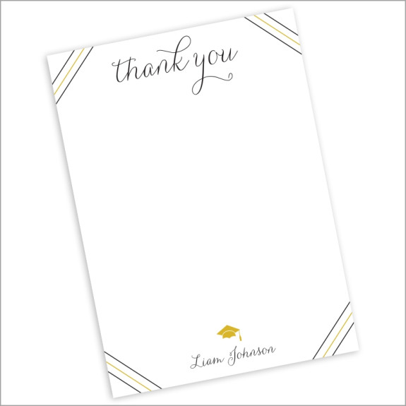 Striped Border - Thank You