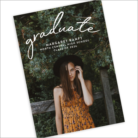 On An Arc Graduation Announcement