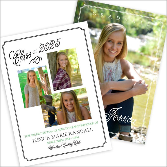 Shining Moment Graduation Invitation