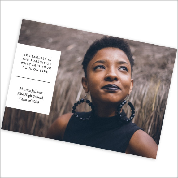 Fearless Graduation Announcement