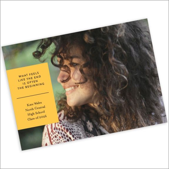 Beginning Graduation Announcement