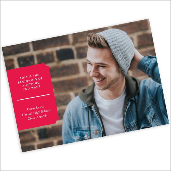 Anything Graduation Announcement