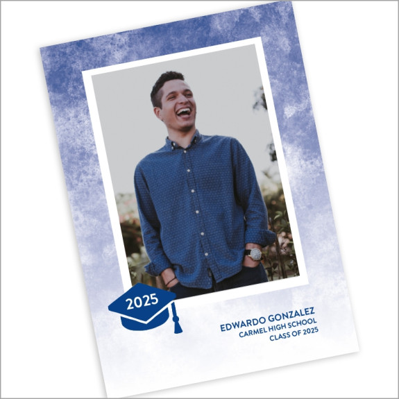 Hazy Backdrop Graduation Announcement