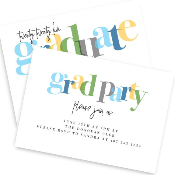 Gala Graduation Invitation