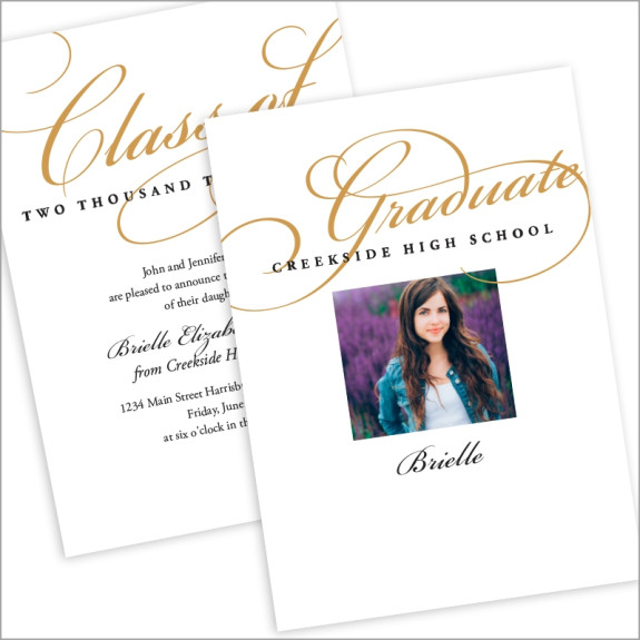 Uptown Graduation Invitation