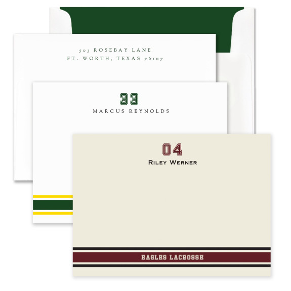 Team Jersey Cards