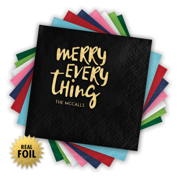 Modern Imprint Napkins - Design 4