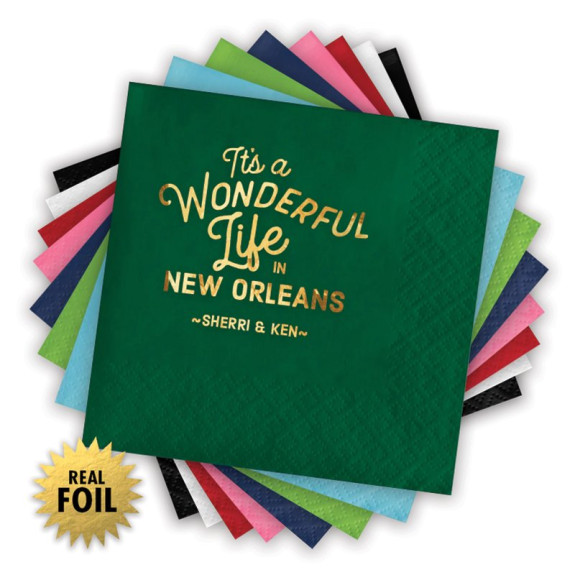 Modern Imprint Napkins - Design 6