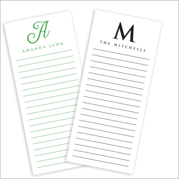 Initial List Pads