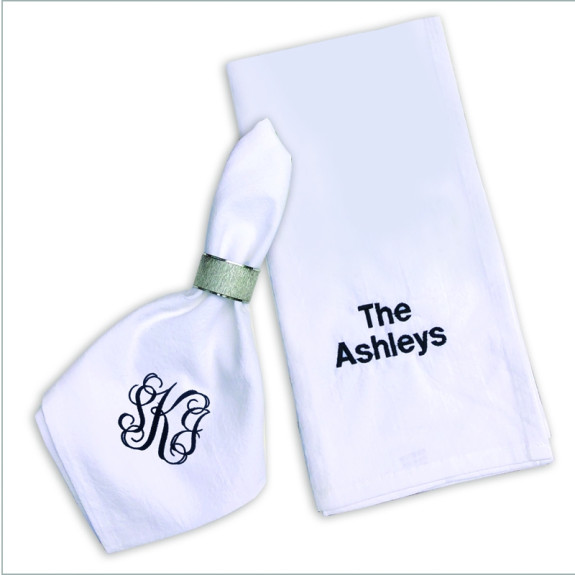 Embroidered Tea Napkins