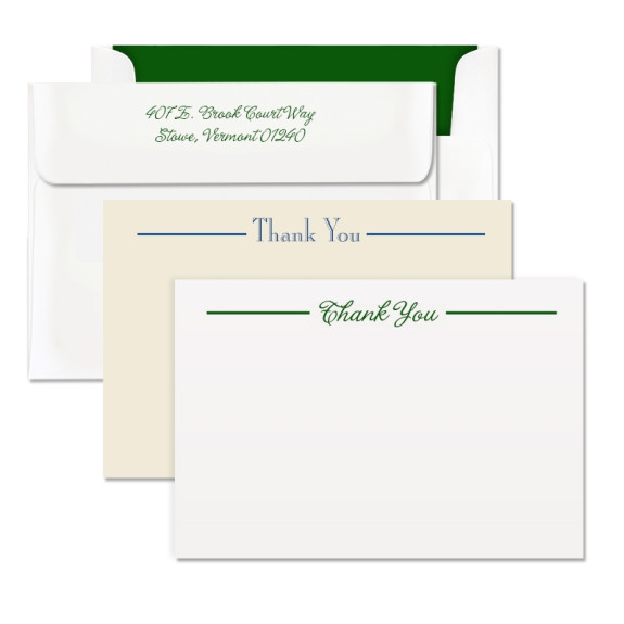 Corinthian Correspondence Cards - Thank You
