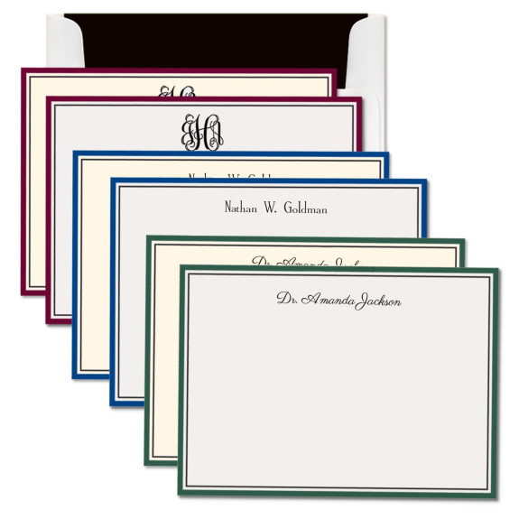 Wellington Script Correspondence Cards
