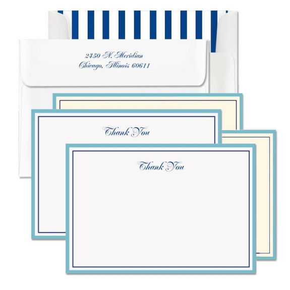 Pacifica Correspondence Cards - Thank You