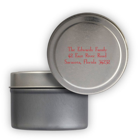 Nantucket Cane Labels Tin