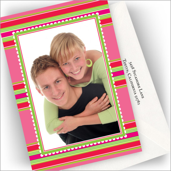 Christmas Wrap Photo Cards - Vertical