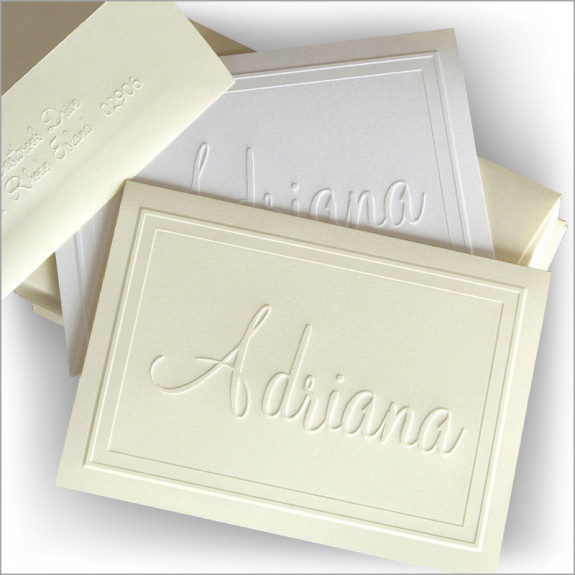 Adriana Embossed Notes