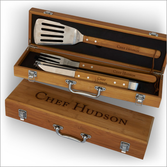 Bamboo Grilling Set