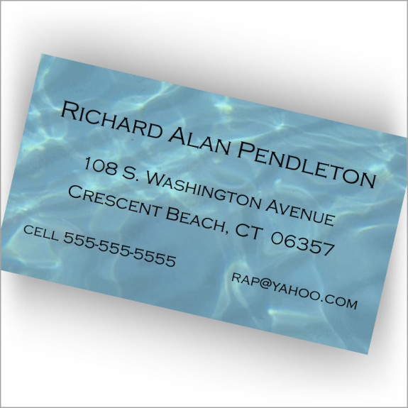 Blue Marble Calling Cards