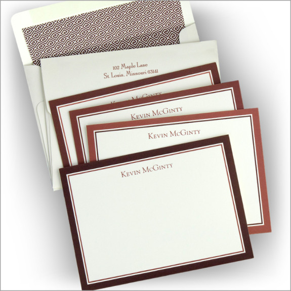 Brown Bordered Card Assortment