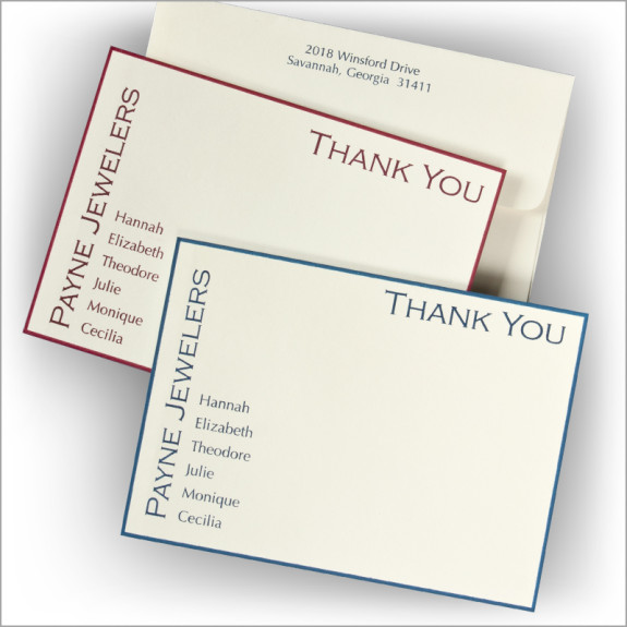 Business Thank You Card