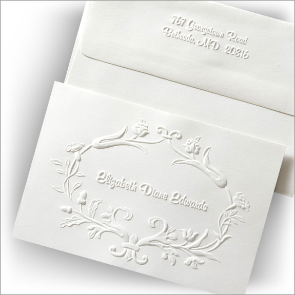 Cherish Embossed Notes