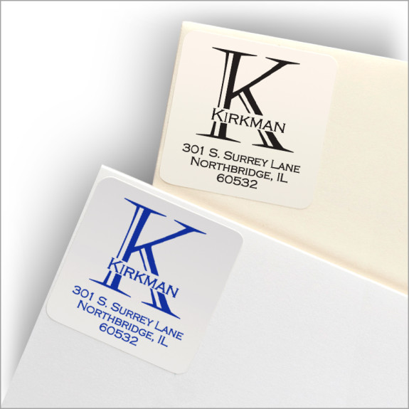 Coventry Square Labels - Design 1