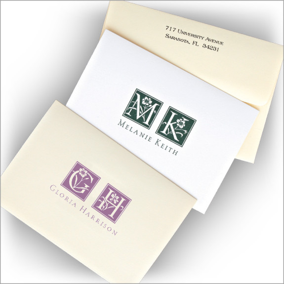 Day Lily Notes - Two Initials