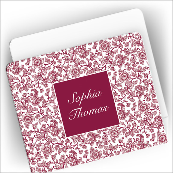 Decorative Acrylic Holder - 12-Floral