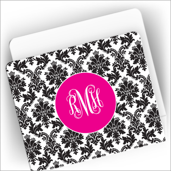 Decorative Acrylic Holder - 09-Damask