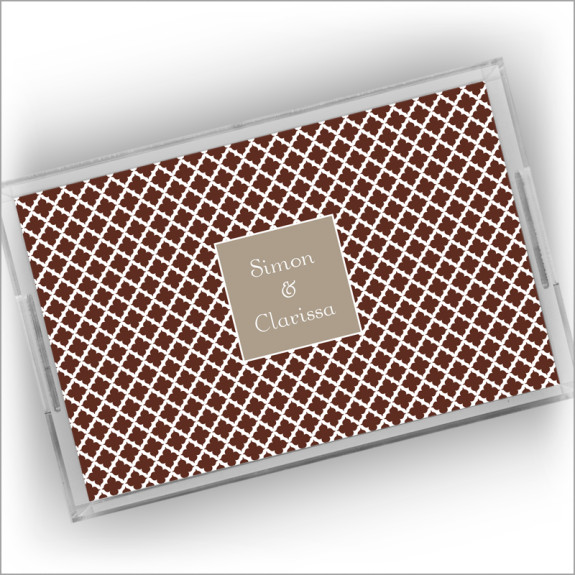 Designer Serving Trays - Large - Petals