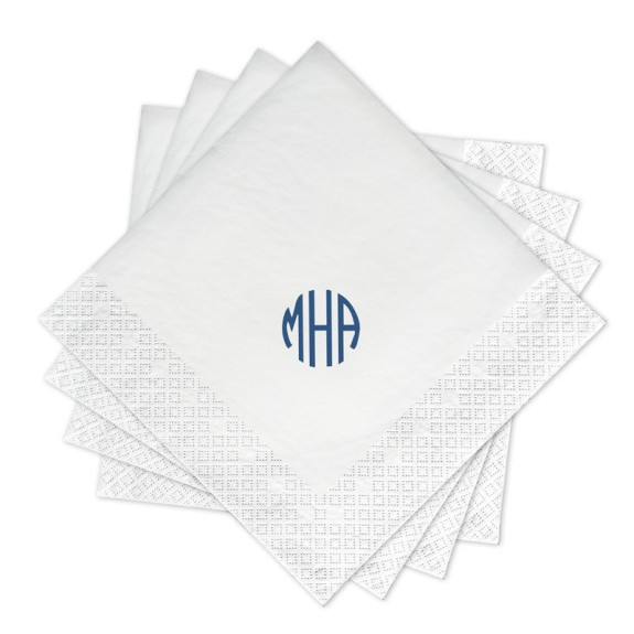 Premium Everyday Buffet Napkins with Monogram