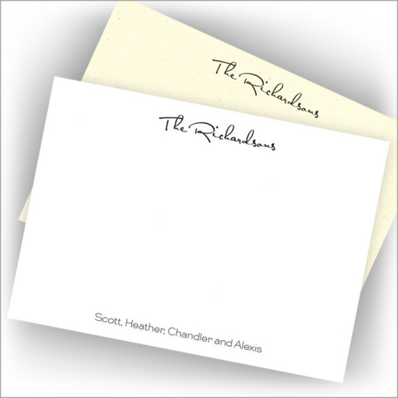 Family Correspondence Cards