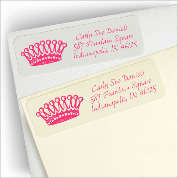 Fun Address Labels - Left Motif