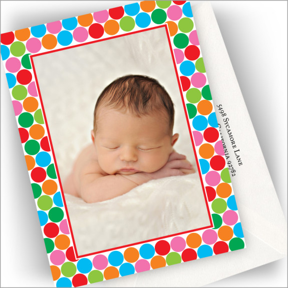 Fun Gumball Photo Cards - Vertical