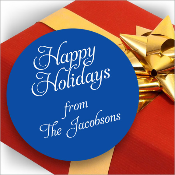 Holiday Gift Stickers - Design 3
