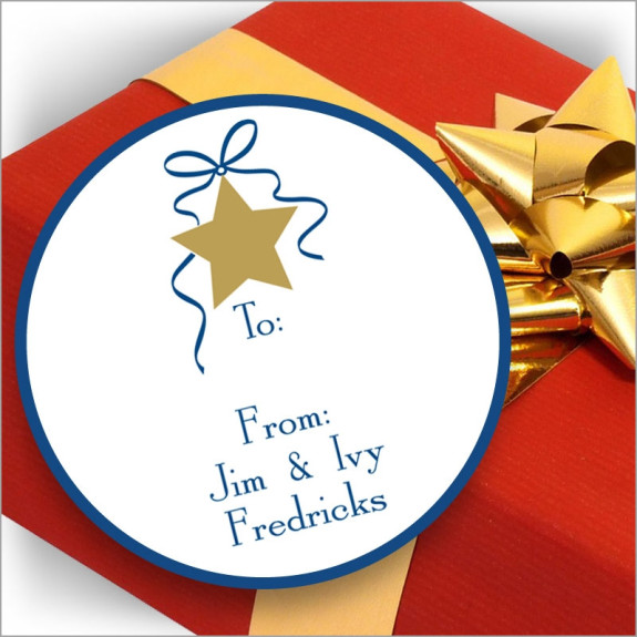 Holiday Gift Stickers - Design 5