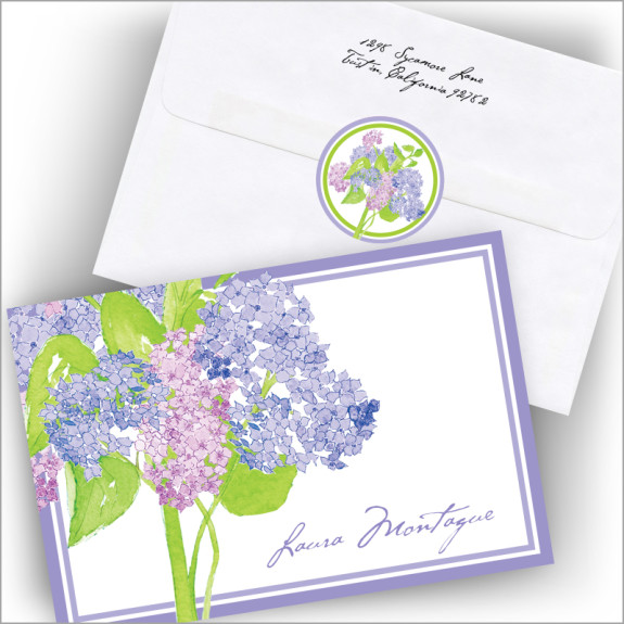 Hydrangea Notes and Seals
