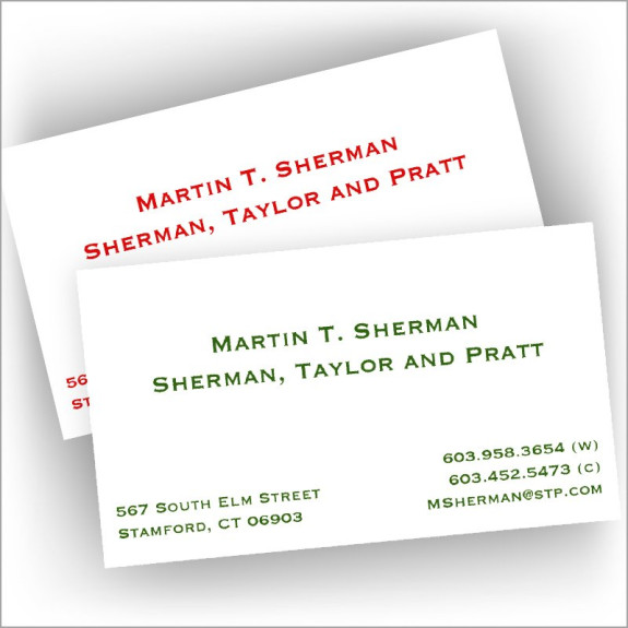 Letterpress Business Cards - Business