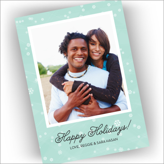 Little Flakes Holiday Photocard - Format 1