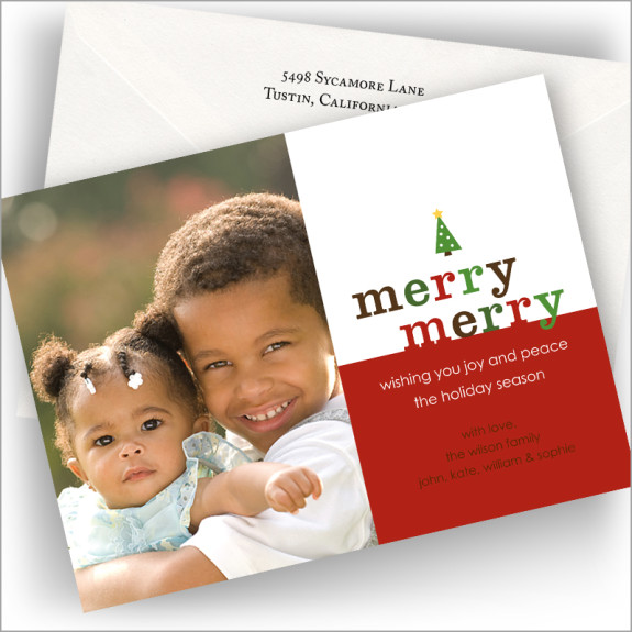 Merry Merry Tree Photocards