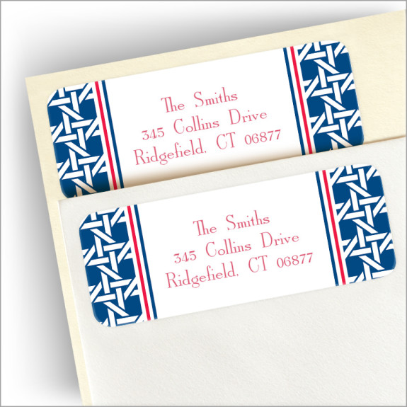 Nantucket Cane Address Labels