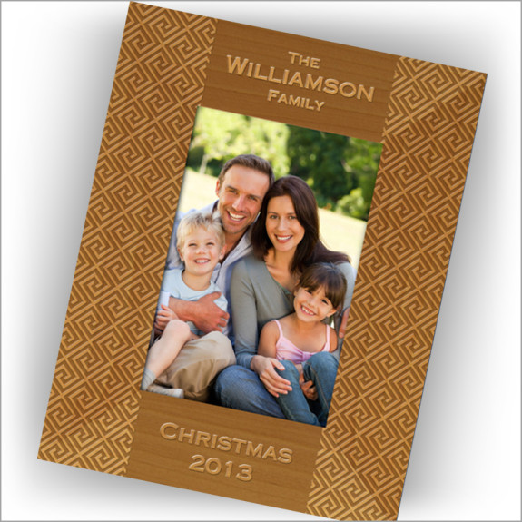 Natural Wood Frame - Style 2, Vertical